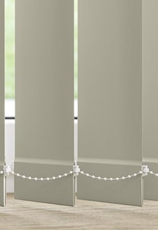 Palermo (Blackout), Dusted Brown - Vertical Blind Slats